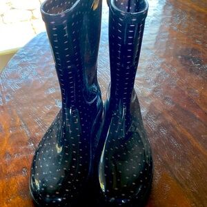 Sloggers Polka Dot Garden Boots, Size 9 EUC